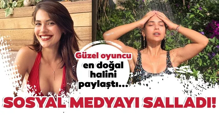 Güzel oyuncu Biran Damla Yılmaz en doğal halini paylaştı sosyal medyayı salladı!