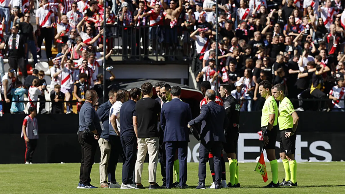 Rayo Vallecano - Athletic Bilbao maçına taraftar protestosu damga vurdu