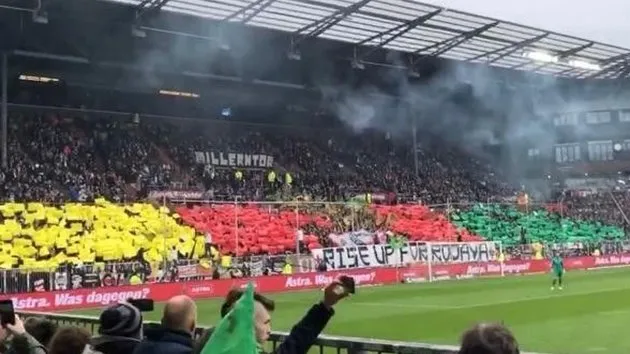 İkiyüzlü Alman takımı St. Pauli’den terör örgütüne destek! Bunu da gördün mü UEFA?