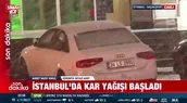 İstanbul’da beklenen kar yağışı başladı!