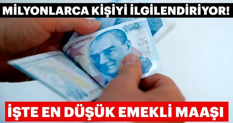 Milyonlarca emekliye müjde! En düşük emekli maaşı ne kadar olacak?