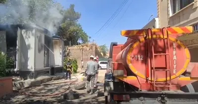 Viranşehir’de trafo alev alev yandı! Mahallede panik anları #sanliurfa
