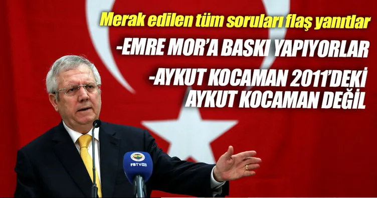 Aziz Yıldırım: Emre Mor’a teklif yaptık bekliyoruz