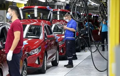 GÜNDE 1521 ARAÇ ÜRETİLDİ