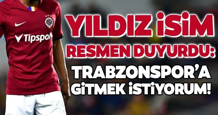 Yıldız isim resmen açıkladı! Trabzonspor’a gitmek istiyorum