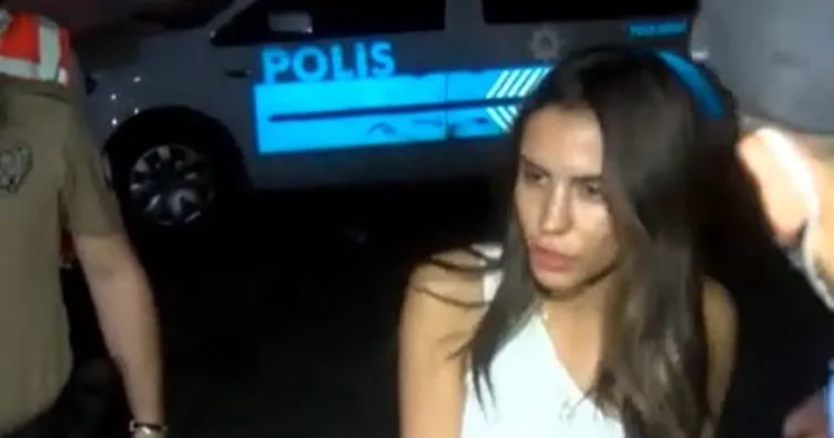 Oyuncu Ayşegül Çınar ile sevgilisinin tartıştıkları polisin silahını almaya çalıştığı anlar ortaya çıktı!