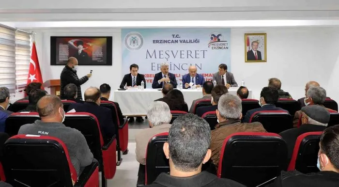 Meşveret Erzincan” toplantısının ilki Otlukbeli ilçesinde yapıldı