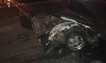 İki otomobil çarpıştı 6 yaralı