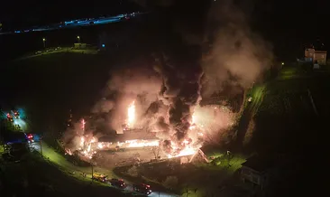 Samsun’da muz deposunda yangın!