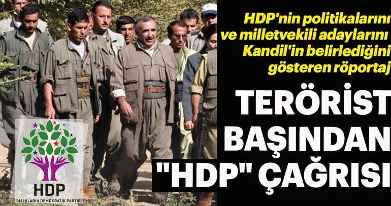 Terörist başından HDP’ye oy verin çağrısı