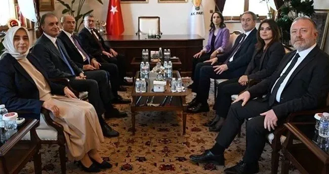DEM Parti heyeti ile AK Parti grubu görüşmesi sona erdi! AK Parti’den açıklama