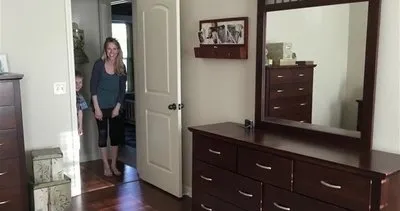 Kocasını evde yalnız bırakıp gitmişti! Yatak odasına girince şoka uğradı