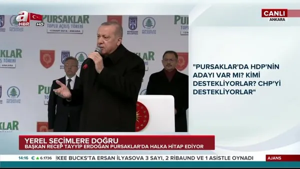 Başkan Erdoğan'dan Pursaklar'da önemli açıklamalar