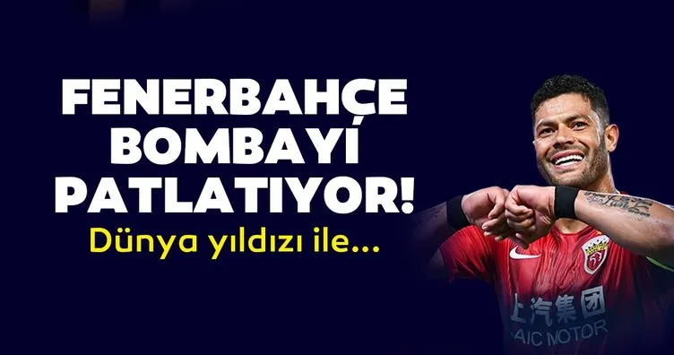 Fenerbahçe son dakika transfer haberleri! Fenerbahçe’de dünya yıldızı Hulk ile masaya oturuyor