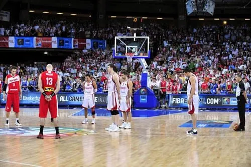 Türkiye - Polonya basketbol maçı