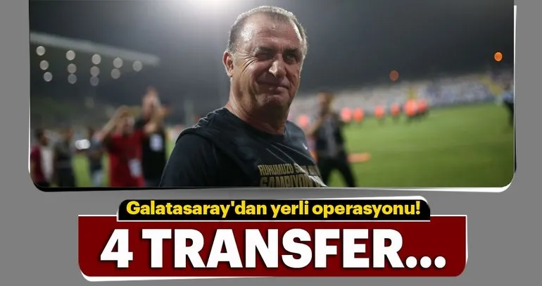 Galatasaray’dan yerli operasyonu! 4 transfer...