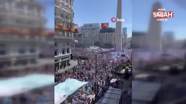 Şampiyon Arjantin! Buenos Aires'te Dünya Kupası coşkusu | Video