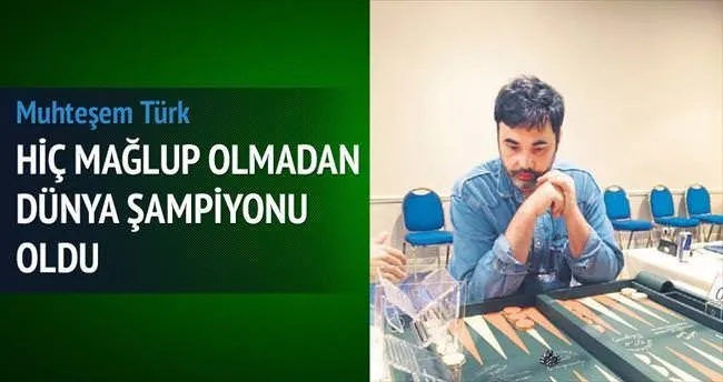 Bir tek yenilgi almadan dünya şampiyonu oldu