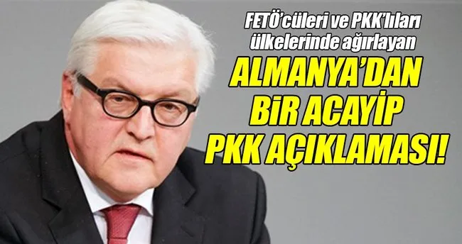 Almanya Dışişleri Bakanı Steinmeier’den PKK açıklaması!