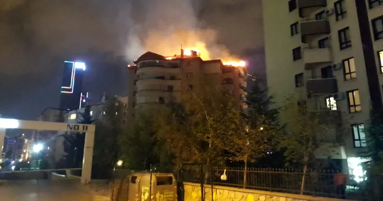 Başkent’te korkutan yangın