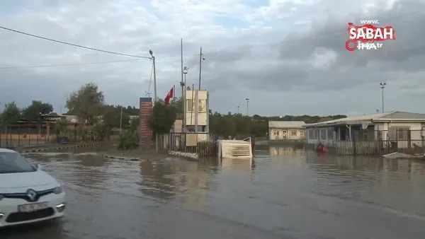 Halkalı'da yaşanan selin ardından sular çekilmeye başladı | Video