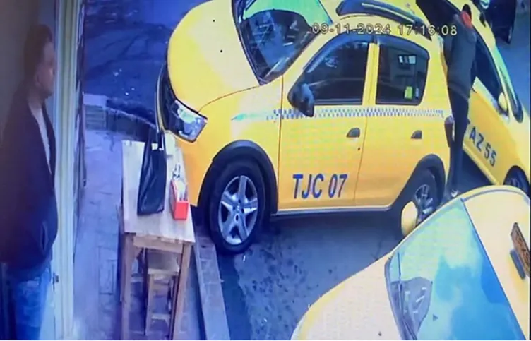 Yer İstanbul: Taksiciye kızdı lastikleri patlattı! Yemek yiyoruz, bitince götürürüm