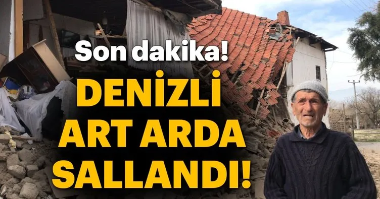 Son dakika: Denizli'de 5.5 şiddetinde deprem! İzmir ve Antalya'da da hissedildi...