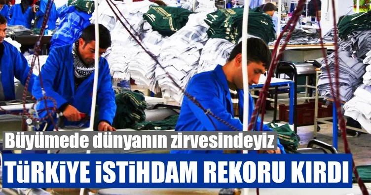 İstihdam rekoru