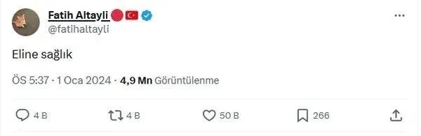 Önce ‘eline sağlık’ dedi soruşturma başlatılınca kıvırdı