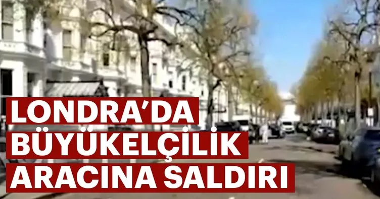 Ukrayna’nın Londra Büyükelçisinin makam aracına saldırı