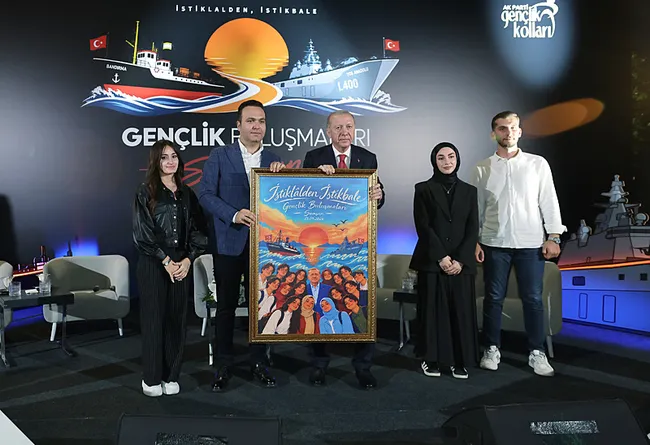 Başkan Erdoğan Samsun'da gençlerle buluştu:
