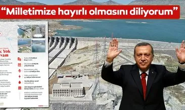 Başkan Erdoğan’dan Ilısu Barajı paylaşımı