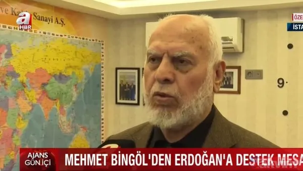 Milli Görüş'ün önemli ismi Mehmet Bingöl'den Başkan Erdoğan'a destek | Video