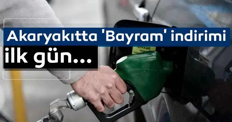 Akaryakıtta bayram indirimi!