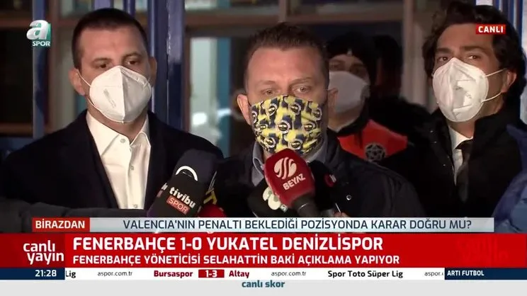Fenerbahçe - Denizlispor maçının ardından Selahattin Baki'den flaş sözler: