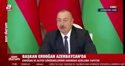 Azerbaycan Cumhurbaşkanı İlham Aliyev’den imza töreninde önemli açıklamalar | Video
