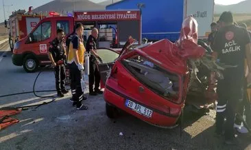 Niğde-Pozantı Otoyolu'nda acı kaza: 2 kişi hayatını kaybetti, 3 yaralı! #nigde