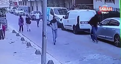 Sokak ortasında silahlı saldırının görüntüleri ortaya çıktı! Vatandaş ve çocuklar son anda kurtuldu | Video