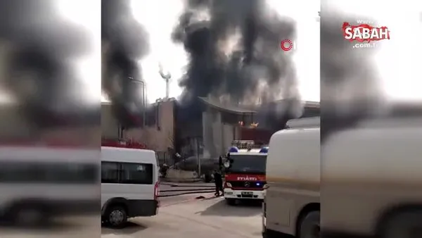 Ankara'da kimyasal madde üreten fabrikada yangın: 1 ölü, 3 yaralı | Video