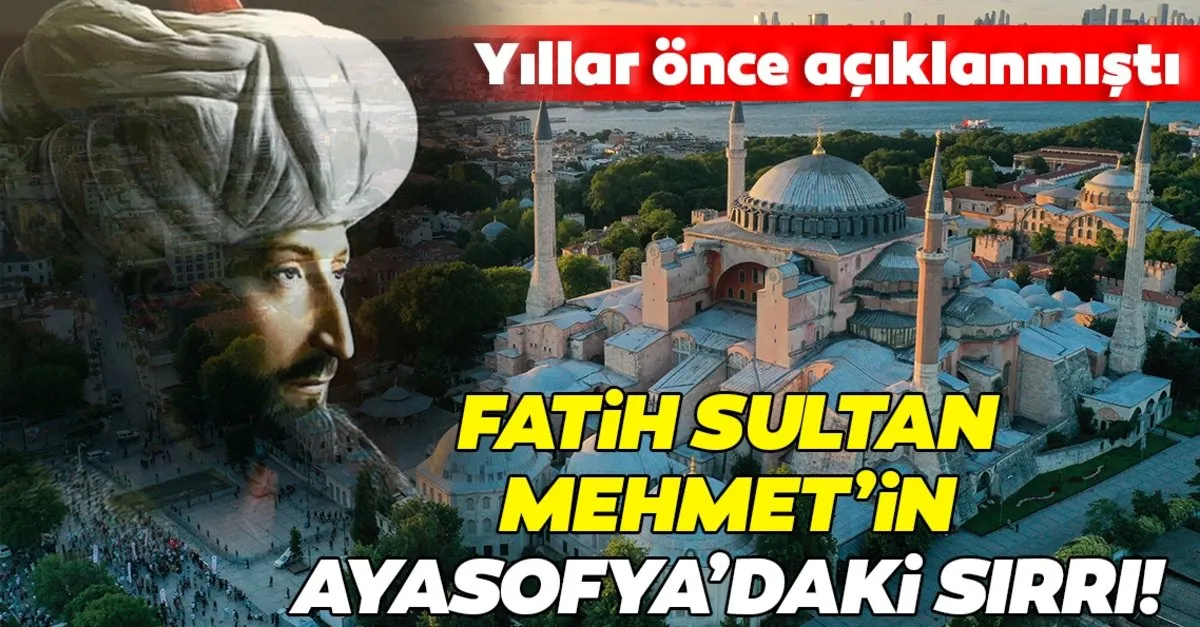 fatih sultan mehmet in ayasofya