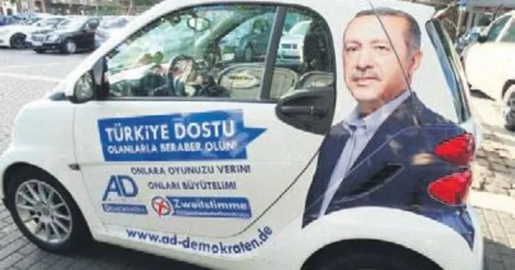 Erdoğan fotoğrafıyla seçim turu