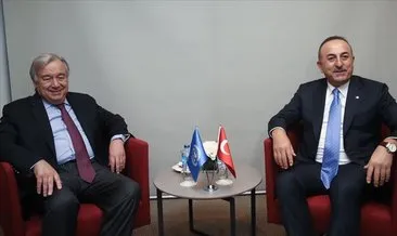 Çavuşoğlu, BM İnsani İşlerden Sorumlu Genel Sekreteri ile görüştü