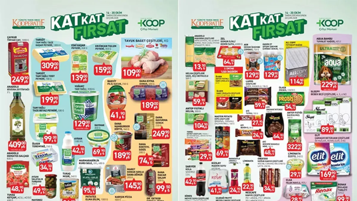 TARIM KREDİ AKTÜEL ÜRÜNLER SATIŞTA! Deterjan çeşit…