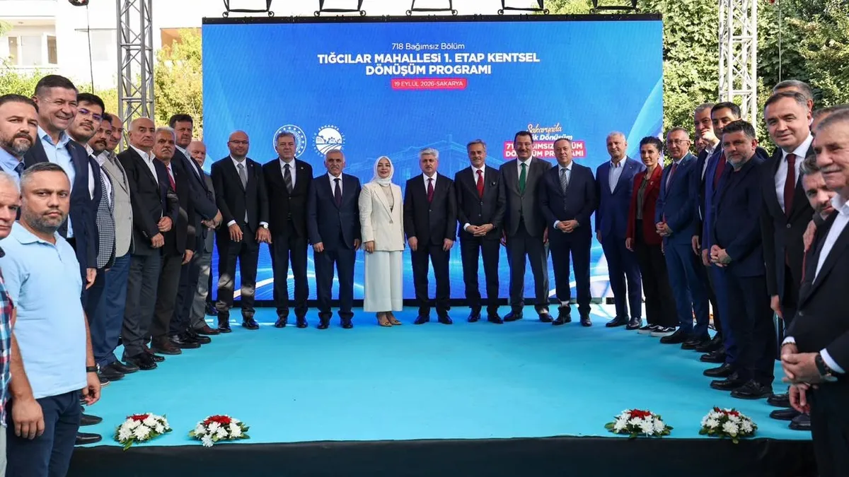 Sakarya'da mahalle bazlı kentsel dönüşüm başladı