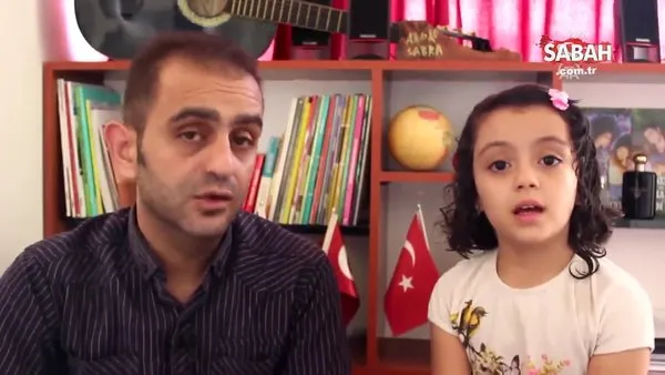 Suriyeli baba ve kızının Türkiye sevgisi