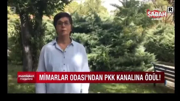 Mimarlar Odası'ndan skandal hareket! PKK'nın kanalı Jin TV'ye habercilik ödülü verildi | Video