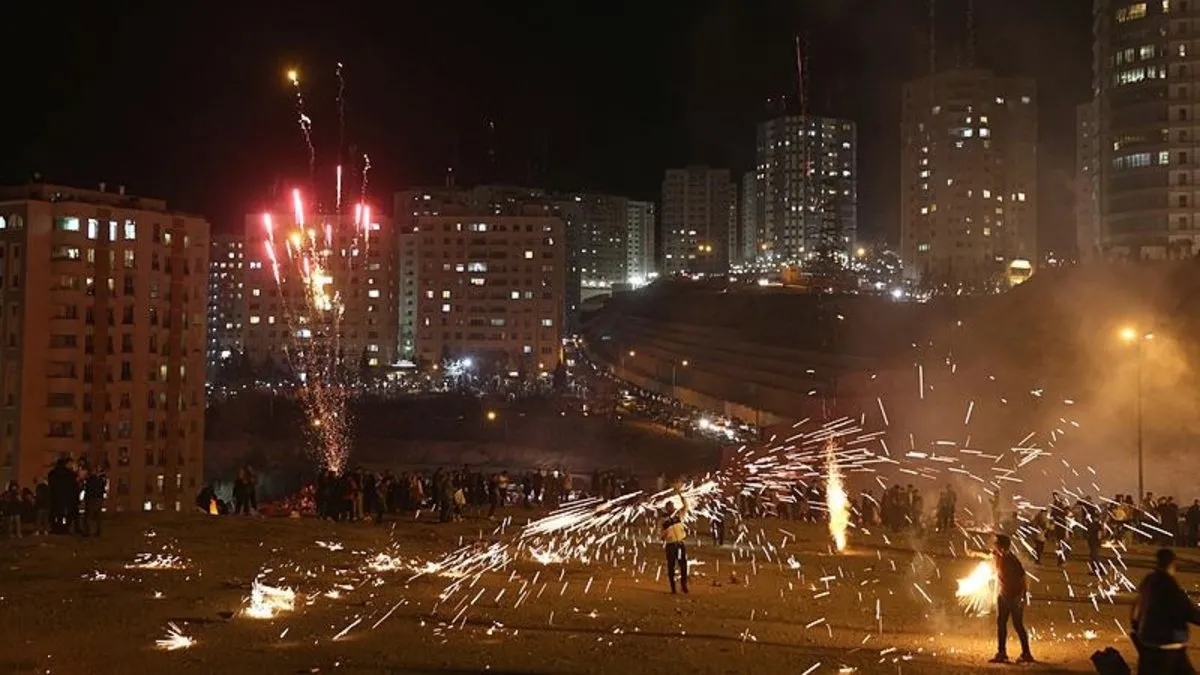 İran'da kutlamalar felakete dönüştü! 21 ölü, 6419 yaralı