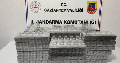 Milyonluk kaçakçılığa jandarma engeli #gaziantep