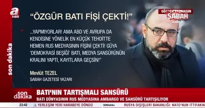 Batı’nın tartışmalı sansürü! Sabah Gazetesi Yazarı Mevlüt Tezel: Bu nasıl bir çılgınlık? | Video