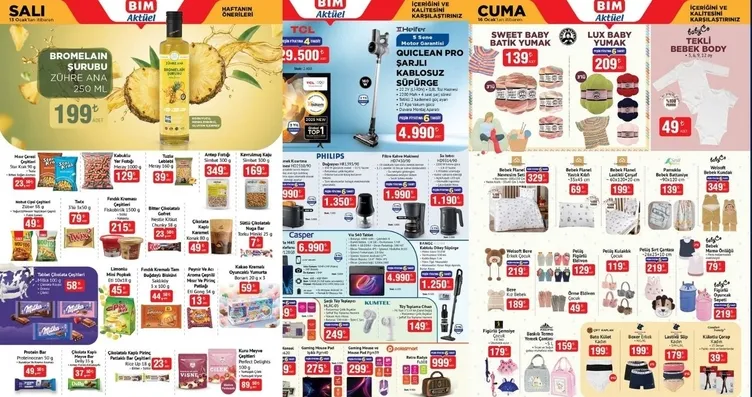 YENİ HAFTA BİM İNDİRİMLERİ! Bu hafta BİM’de neler...